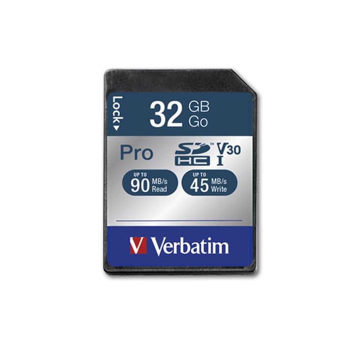 Verbatim Карта памет SDHC Pro Secure, 32 GB, class 10