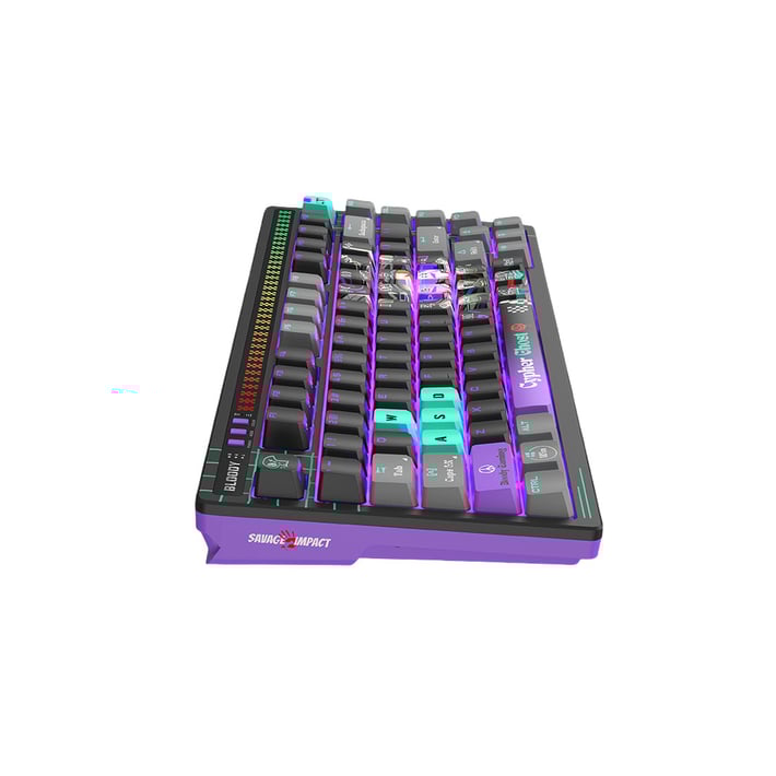 Клавиатура Bloody Cypher Ghost AT75, с кабел, геймърска