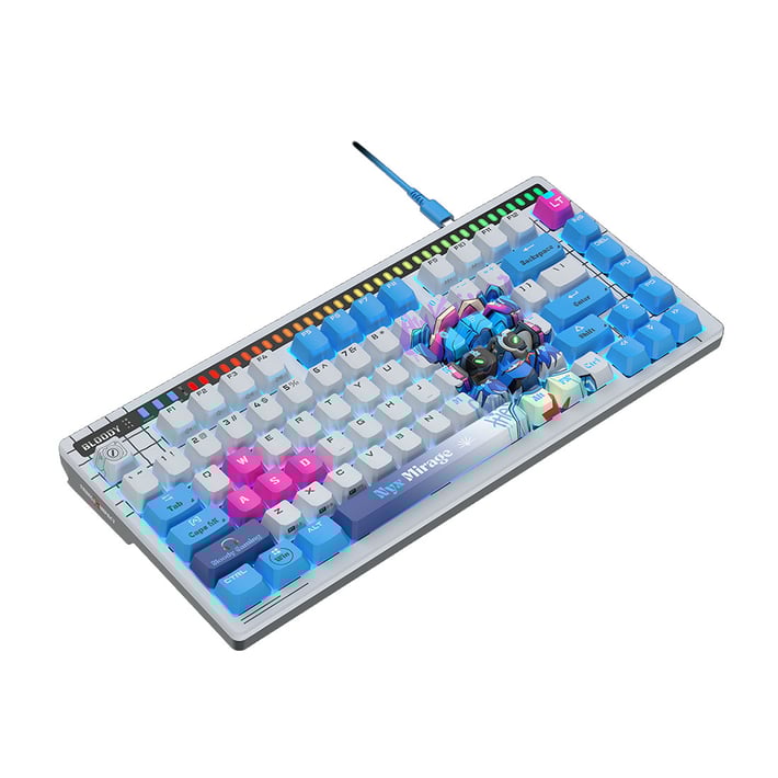 Клавиатура Bloody Nyx Mirage AT75, с кабел, геймърска