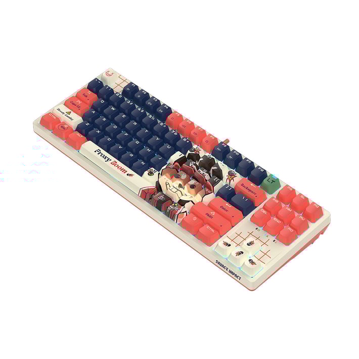 Клавиатура Bloody Proxy Boom AT87, с кабел, геймърска