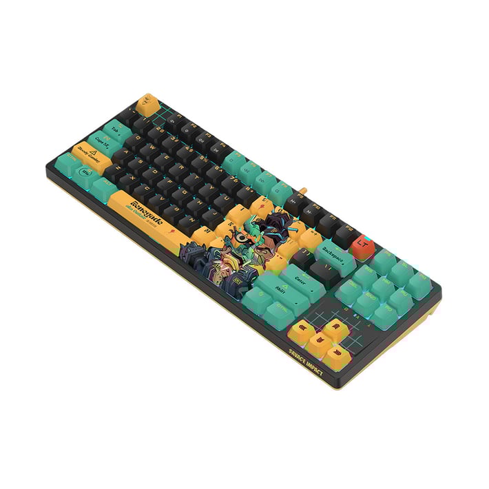 Клавиатура Bloody Renegade AT87, с кабел, геймърска