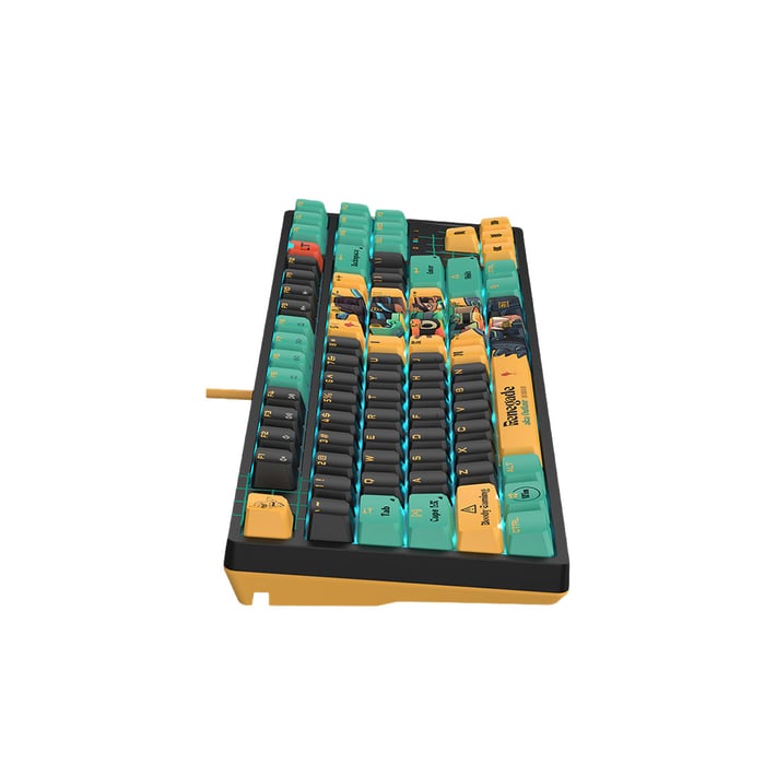 Клавиатура Bloody Renegade AT87, с кабел, геймърска