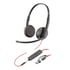 HP Слушалки Poly Blackwire 3225, 3.5 mm жак и USB Type-C/Type-A адаптер