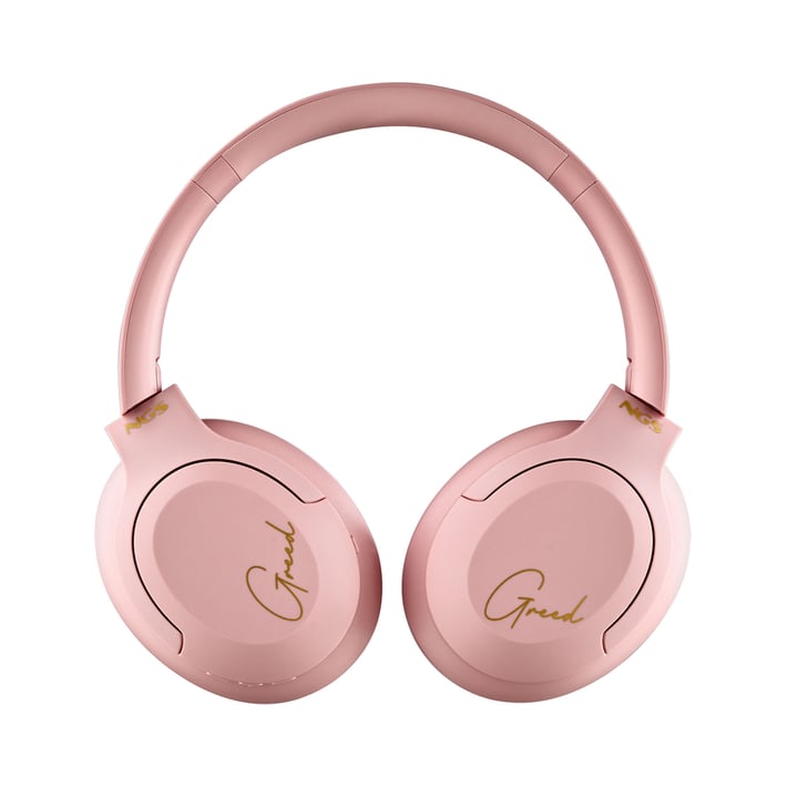NGS Слушалки Artica Greed, с Bluetooth, розови