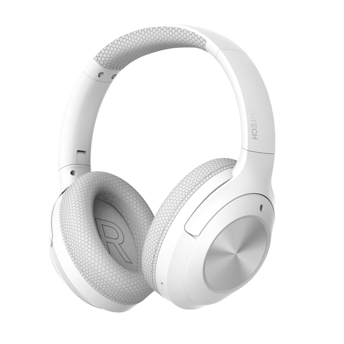A4Tech Слушалки Fstyler BH220, с Bluetooth v5.3, бели