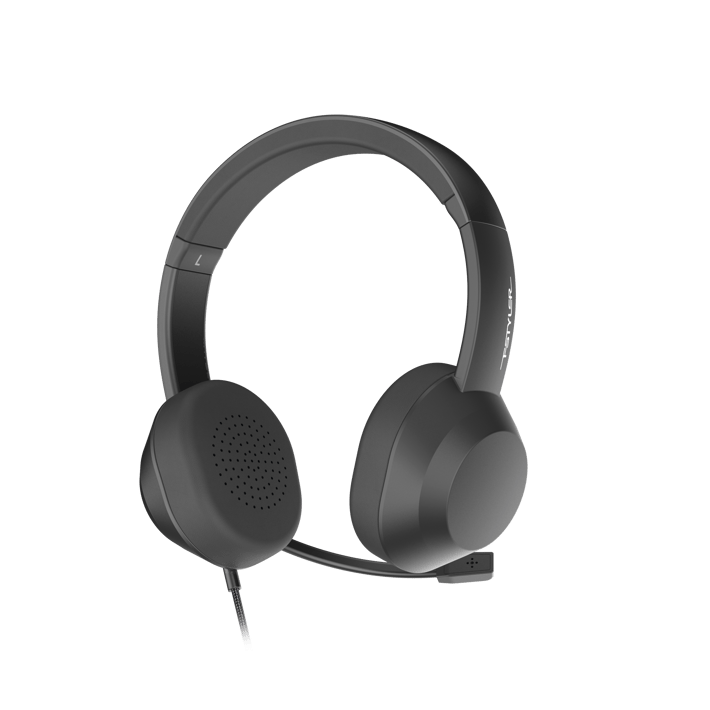 A4Tech Слушалки Fstyler FH150U, USB, с микрофон, черни