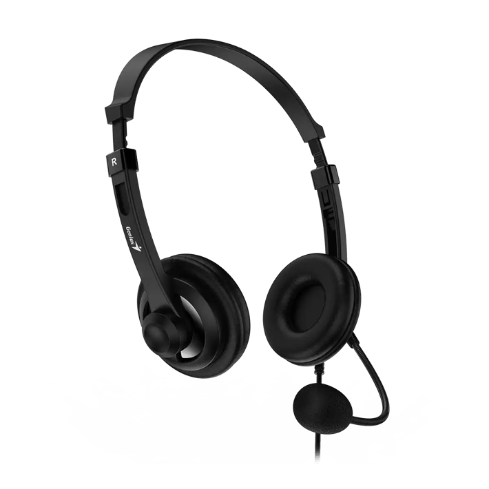 Genius Слушалки HS-230U, с кабел и микрофон, USB Type-A