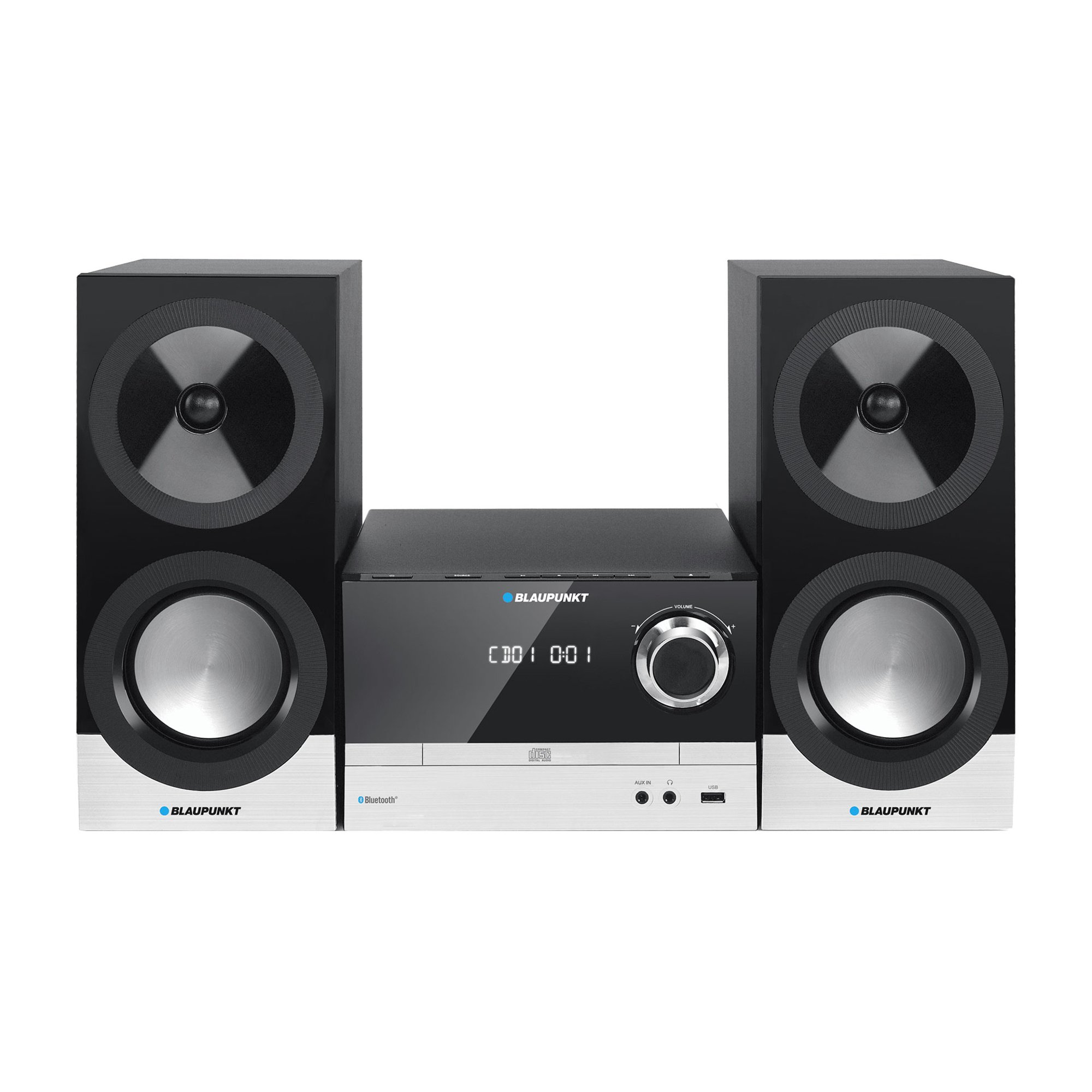 Blaupunkt Аудио система MS40BT, с Bluetooth, CD/MP3/USB/AUX, 300 W