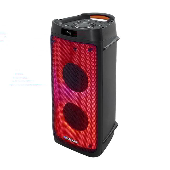 Blaupunkt Тонколона PB06DB, FM радио, USB/SD/AUX, 500 W, с 2 кабелни микрофона