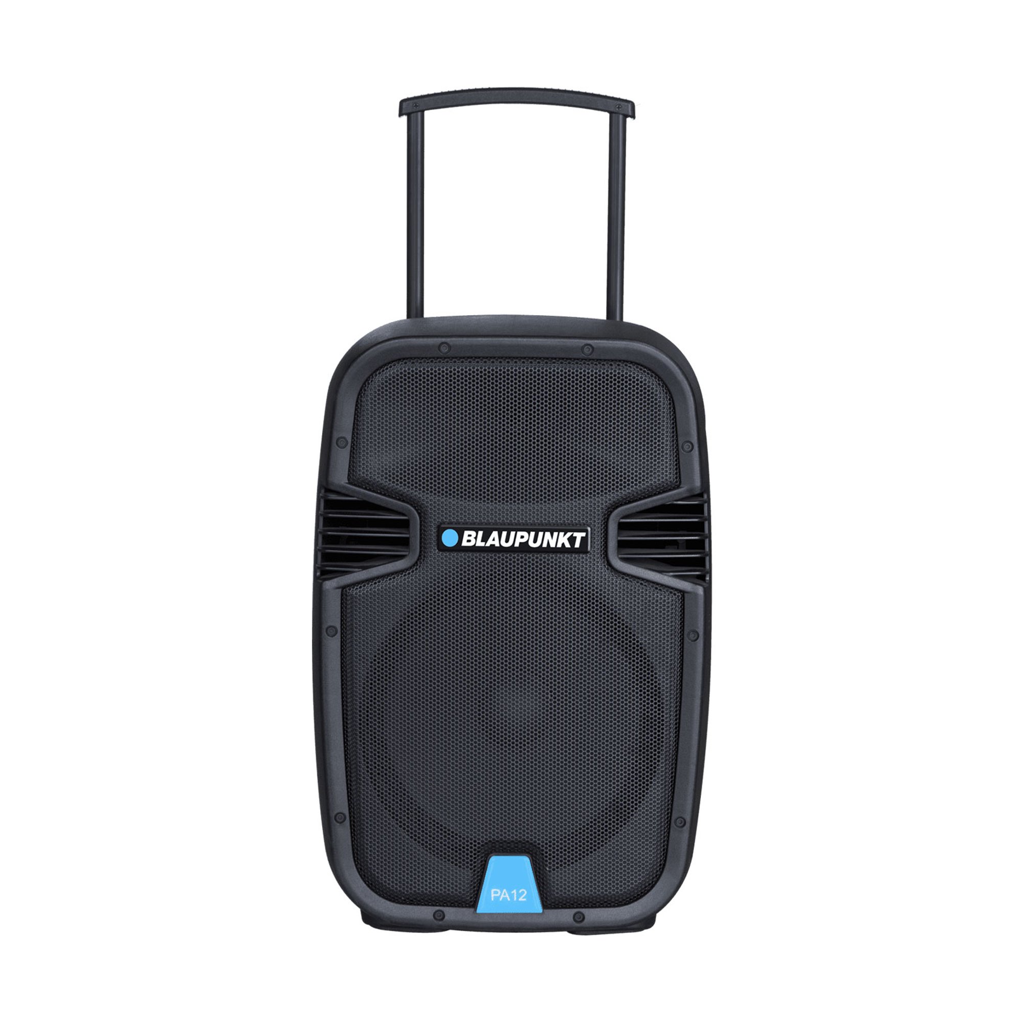 Blaupunkt Тонколона PA12, караоке, с Bluetooth, FM радио, USB/SD/AUX, 650 W, черна, с 1 кабелен микрофон