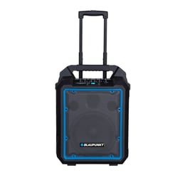 Blaupunkt Тонколона MB10, преносима, караоке, 600 W, черна, с 1 кабелен микрофон