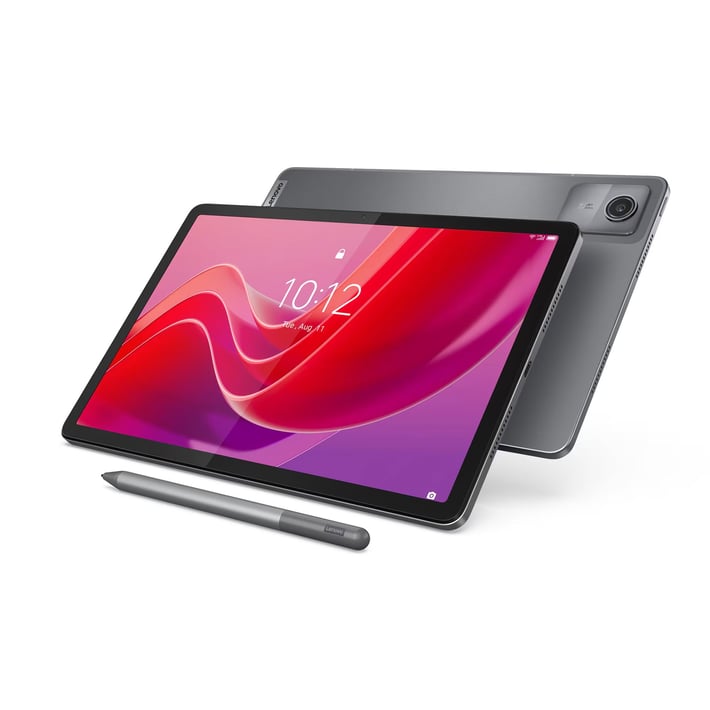 Таблет Lenovo Tab M 11, 11'', MediaTek Helio, 128 GB, 4 GB RAM, 90 Hz, Android 13, задна камера 8 MP, с писалка