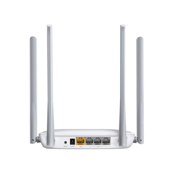 Mercusys Рутер MW325R N300, безжичен, 4 антени, 2.4 GHz, черен