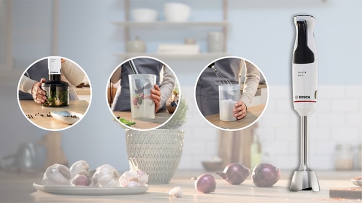 Пасатор Bosch Ergomaster MSM4W421, серия 4, бял