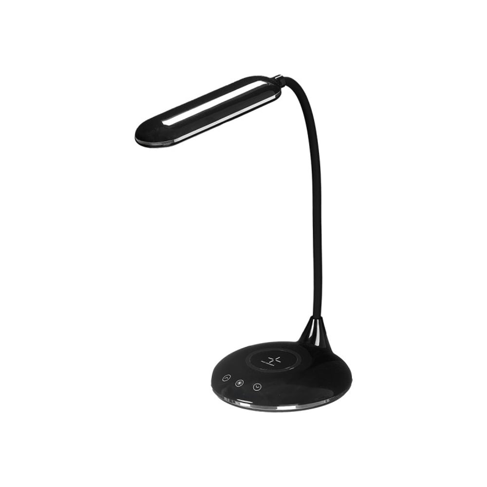 Настолна лампа Giftdecor Flexo, LED, USB зареждане, черна