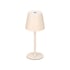 Настолна лампа Giftdecor, LED, метална, USB, бежова