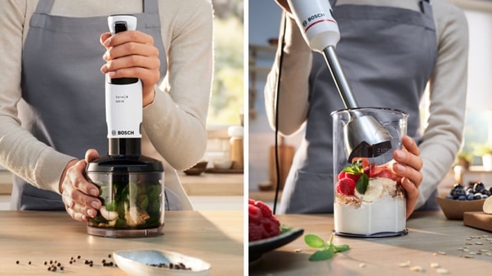 Bosch Пасатор ErgoMaster MSM4W220, серия 4, 600 W, бял