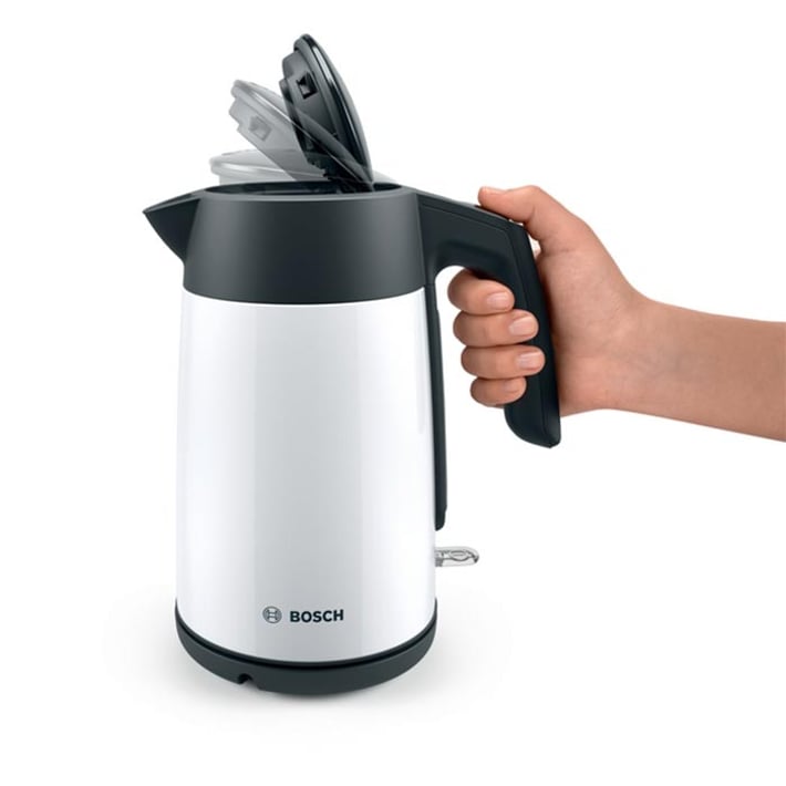 Bosch Електрическа кана за вода TWK7L461, 1.7 L, бяла