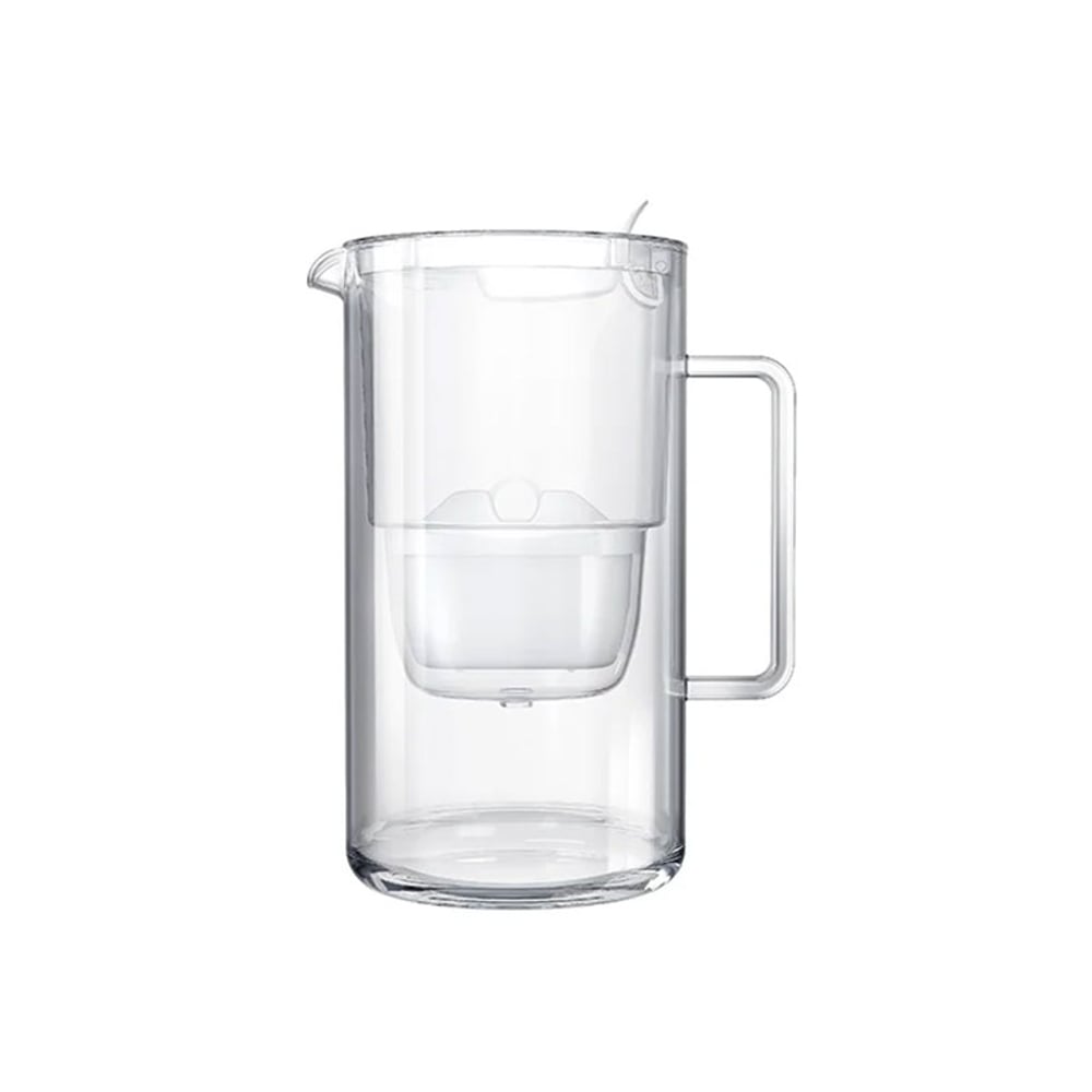 Филтрираща кана Aquaphor Glass, стъклена, 2.5 L, бяла