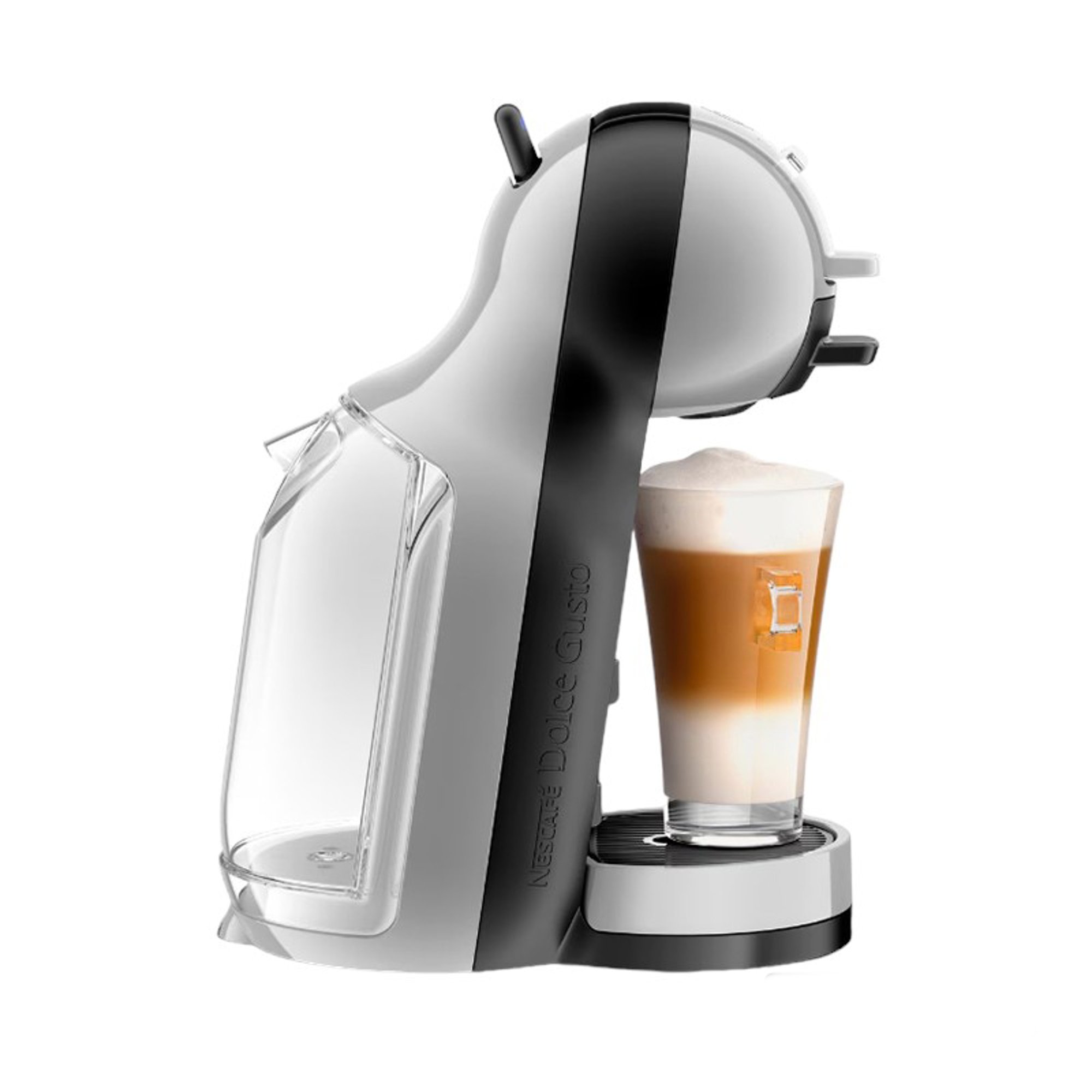 Krups Кафе машина Mini Me KP123B10, автоматична, за капсули Nescafé Dolce Gusto, 1500 W, сива