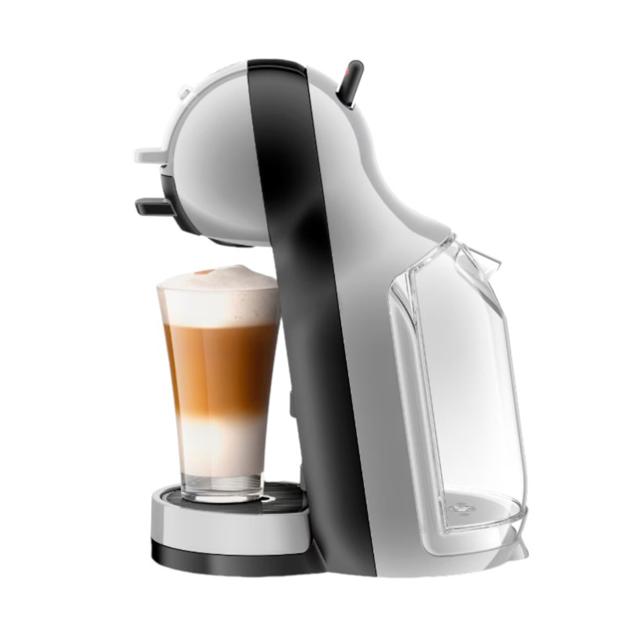 Krups Кафе машина Mini Me KP123B10, автоматична, за капсули Nescafé Dolce Gusto, 1500 W, сива