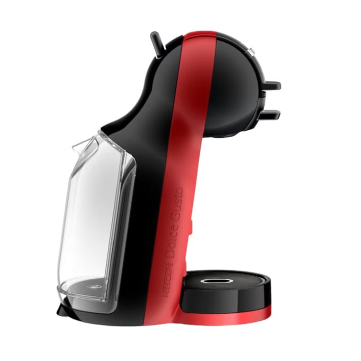 Krups Кафе машина Mini Me KP123H10, автоматична, за капсули Nescafé Dolce Gusto, 1500 W, червено-черна