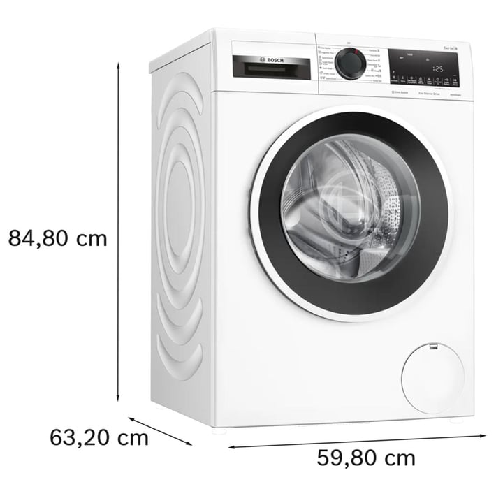 Bosch Пералня WGG144Z0BY, клас А, 1400 оборота/мин, 9 kg, бяла