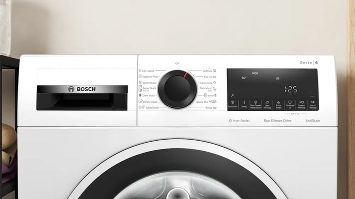 Bosch Пералня WGG144Z0BY, клас А, 1400 оборота/мин, 9 kg, бяла