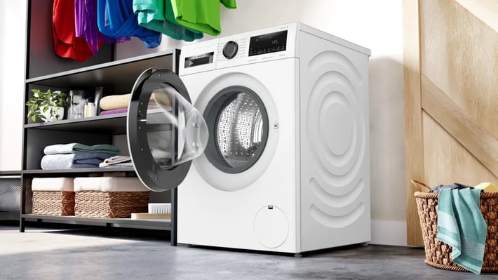 Bosch Пералня WGG144Z0BY, клас А, 1400 оборота/мин, 9 kg, бяла