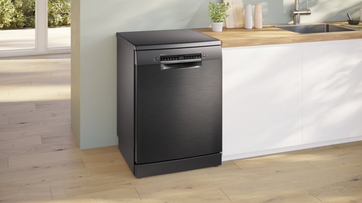 Bosch Съдомиялна машина SMS4HCC48E, за 14 комплекта, черна