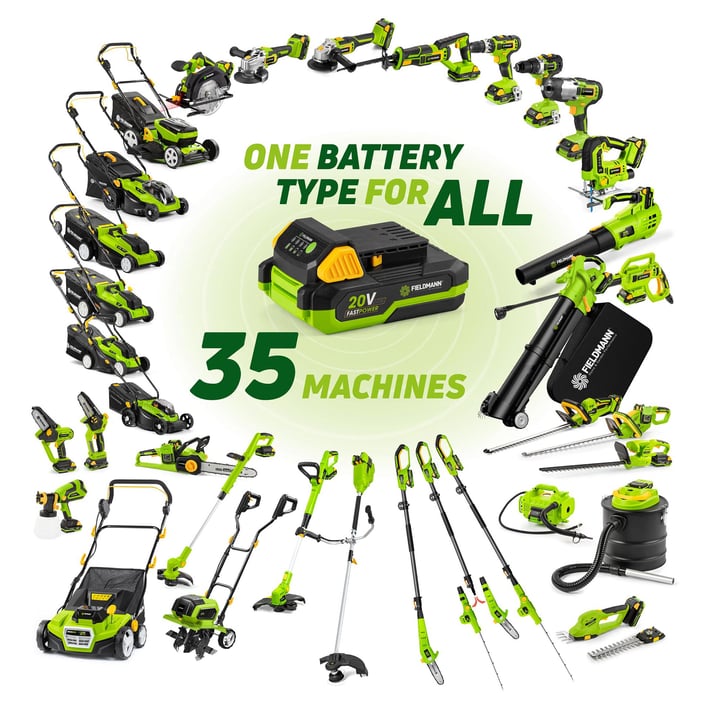 Fieldmann Батерия FDUZ 79040, Li-Ion, 20V, 4000 mAh