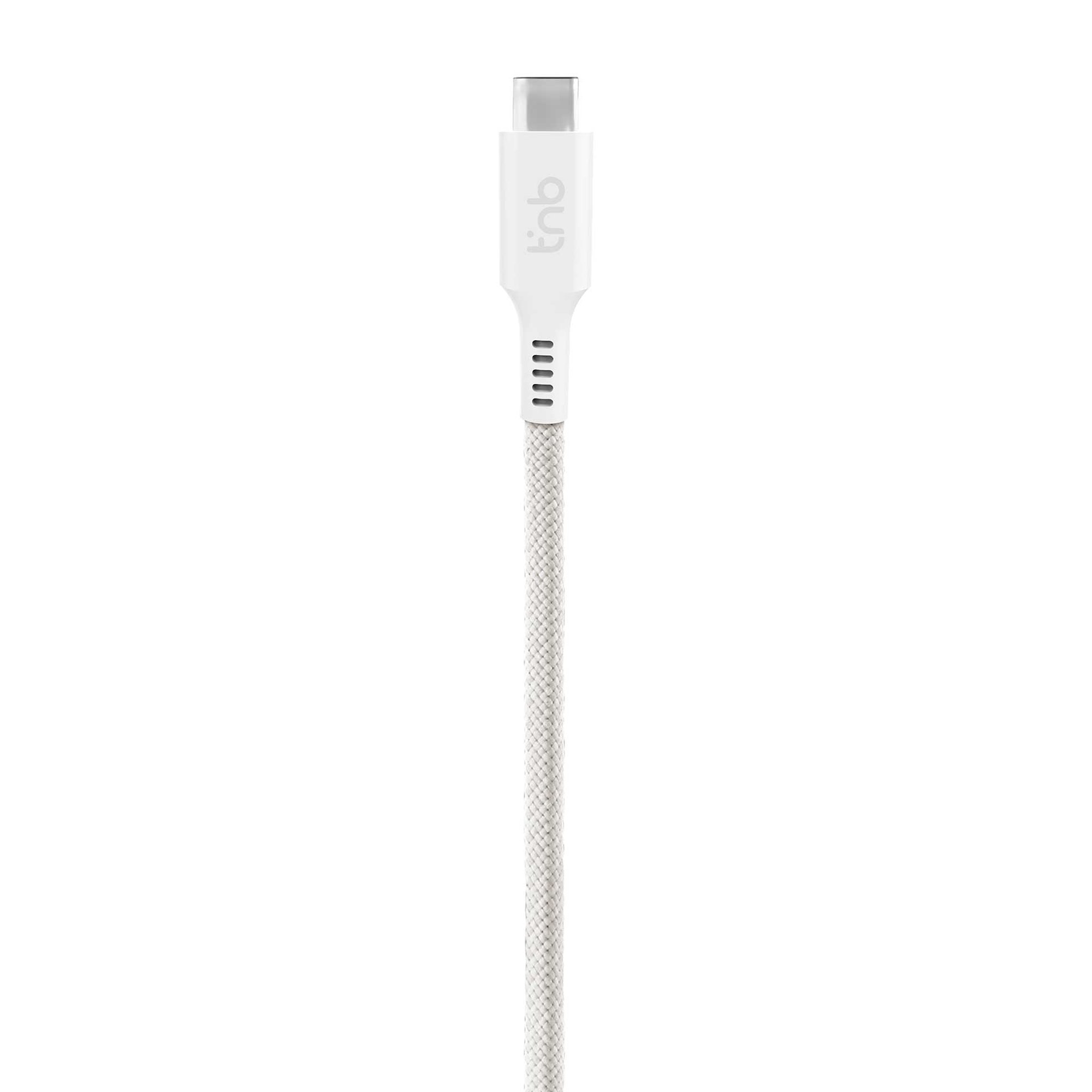 TNB Кабел, USB Type-C към USB Type-C, 1.5 m, бял