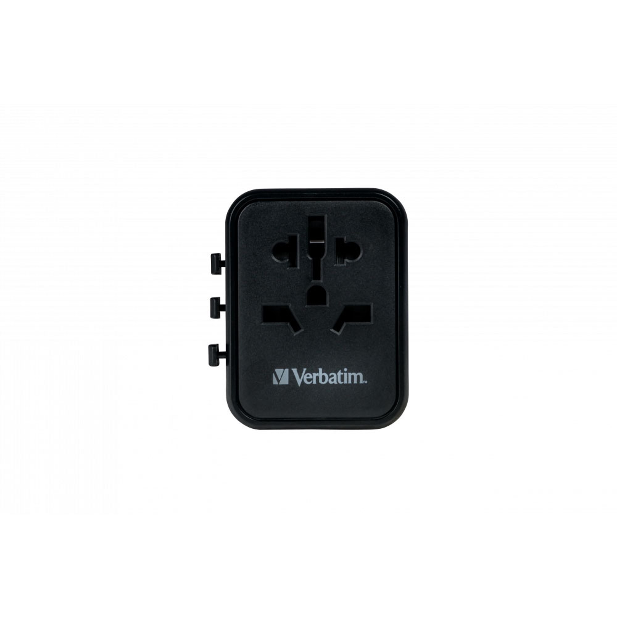 Verbatim Адаптер Universal Travel, UTA-02, PD20W, QC, USB Type-A, USB Type-C