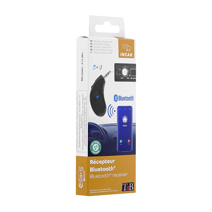 TNB Адаптер за кола, Bluetooth към 3.5 mm жак, USB Type-C