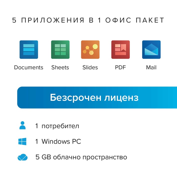 OfficeSuite Софтуер Home and Business 2024, безсрочен лиценз