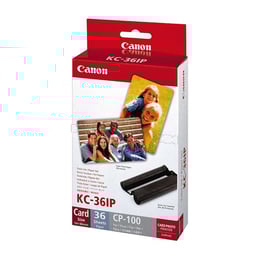 Canon Комплект цветно мастило и хартия KC-36IP, 86 x 54 mm