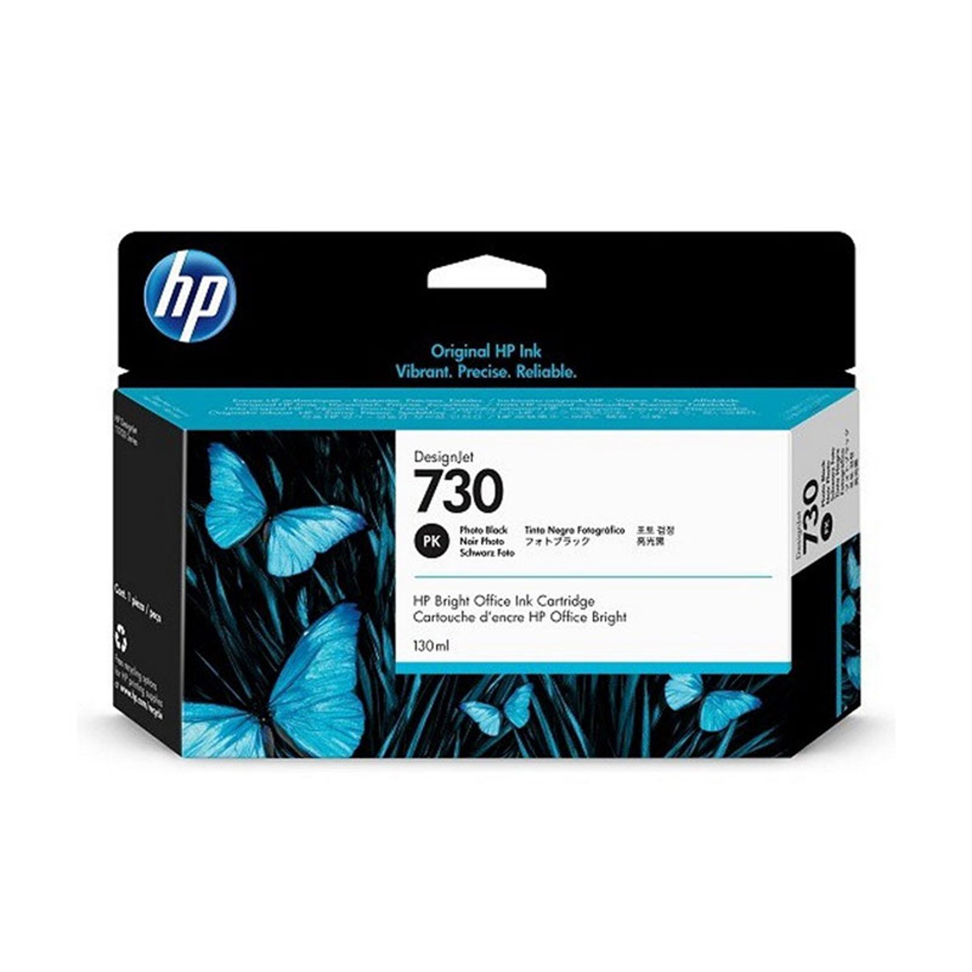 HP Патрон P2V67A, No730, 130 ml, Photo Black