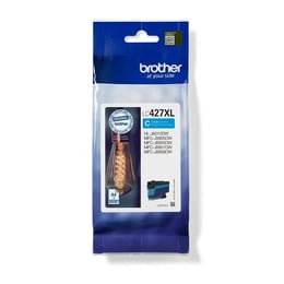 Brother Патрон LC427XLC, 5000 страници/5%, Cyan