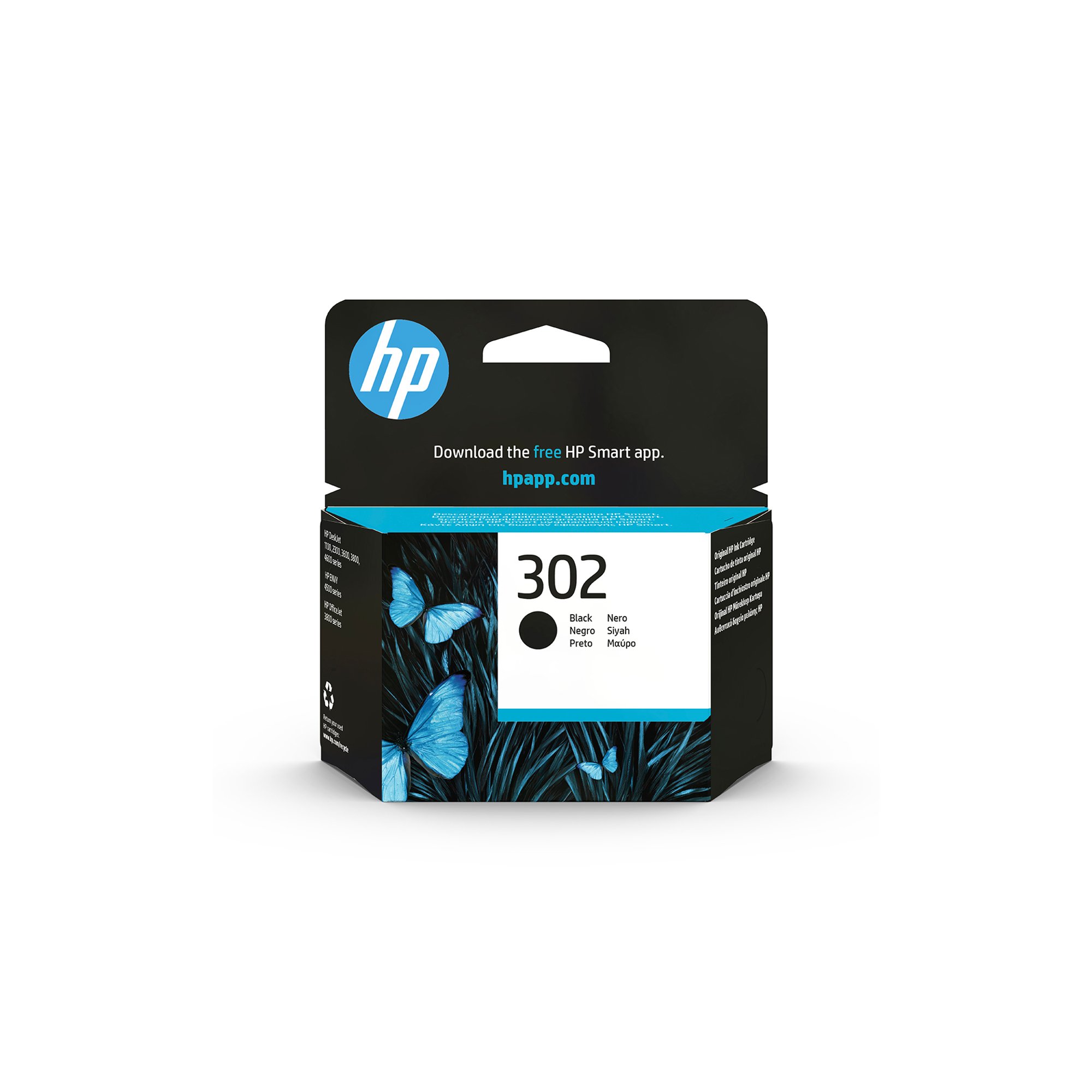 HP Глава F6U66AE, NO302, 190 страници/5%, Black