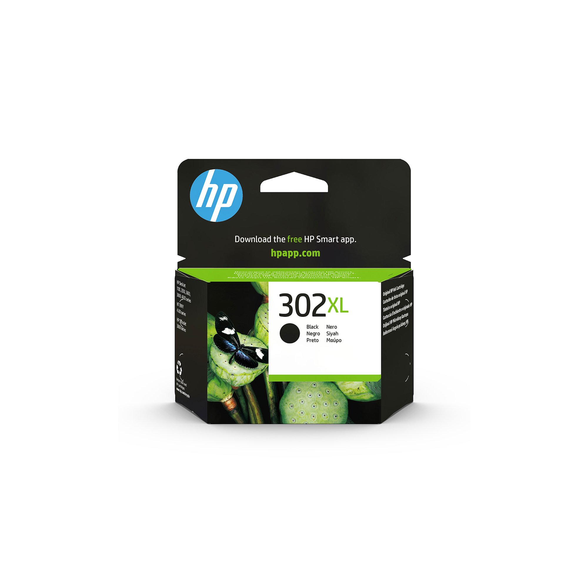 HP Глава F6U68AE, NO302XL, 480 страници/5%, Black