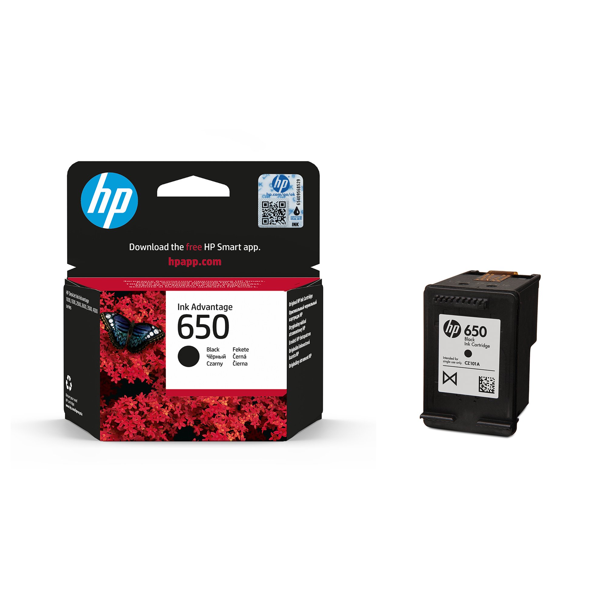 HP Патрон CZ101AE, NO650, Black