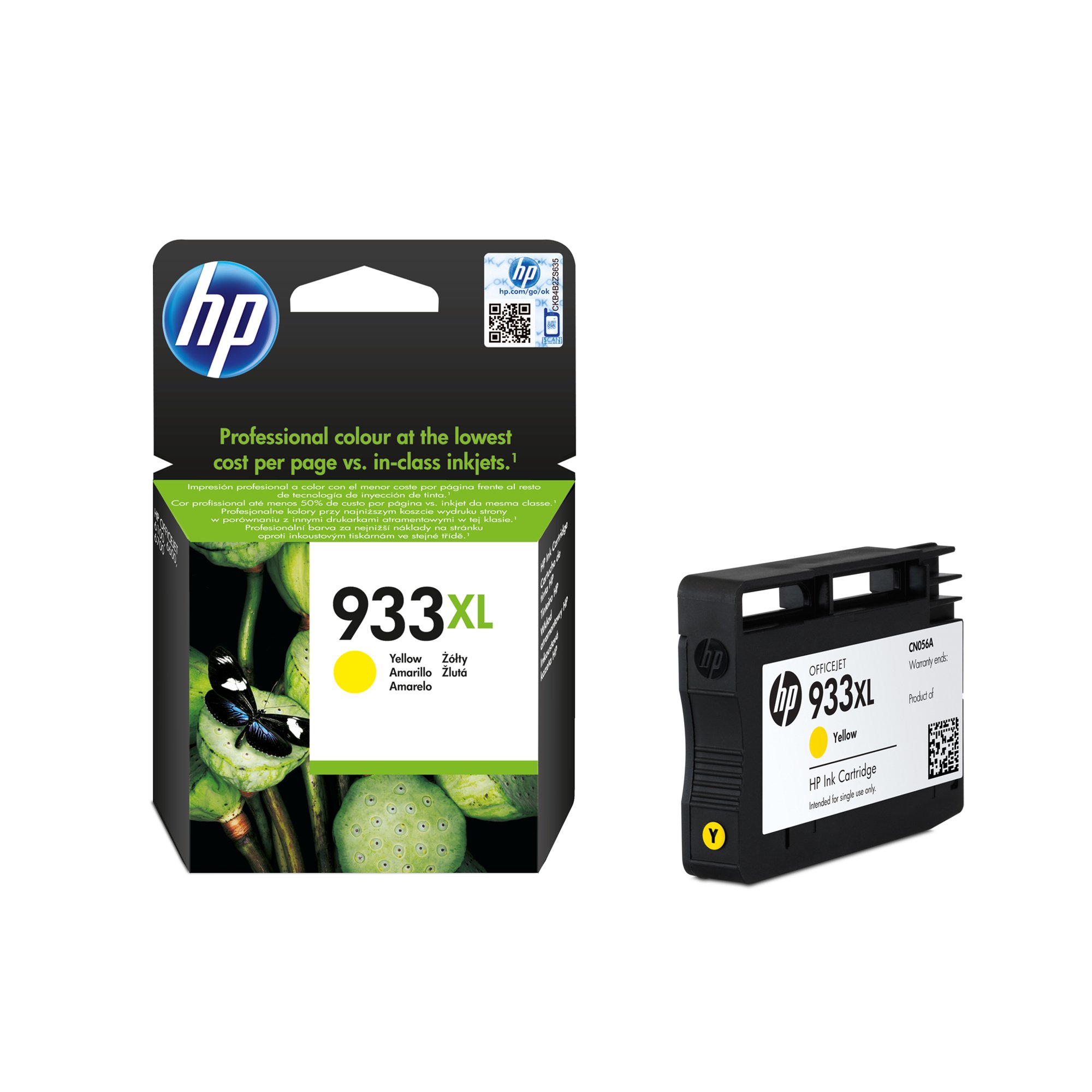 HP Патрон CN056AE, NO933XL, Yellow