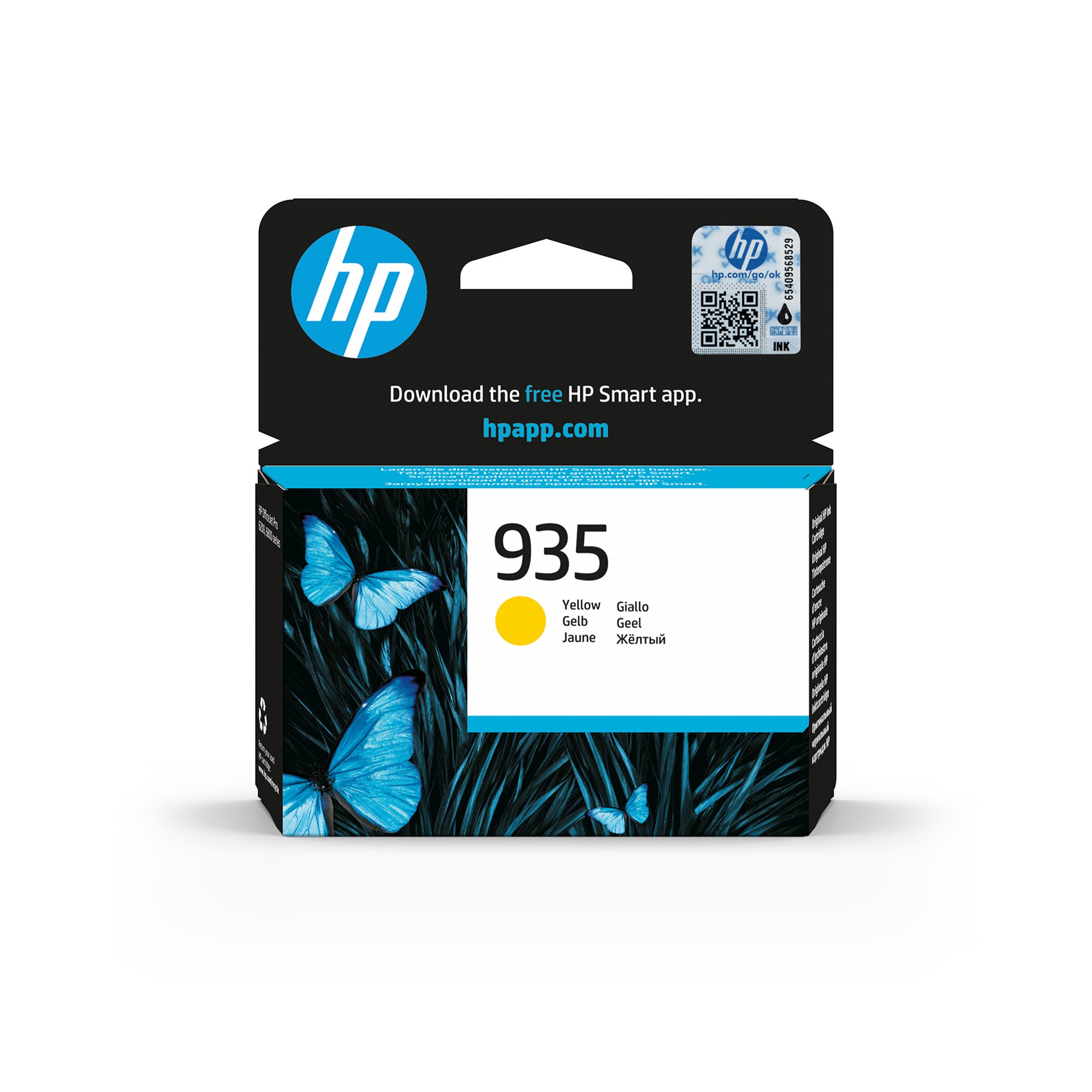 HP Патрон C2P22AE, Nо 935, за 400 страници, Yellow