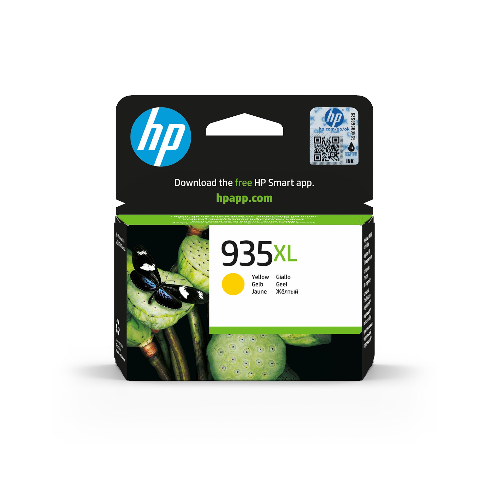 HP Патрон C2P26AE, NO935XL, 825 страници/5%, Yellow