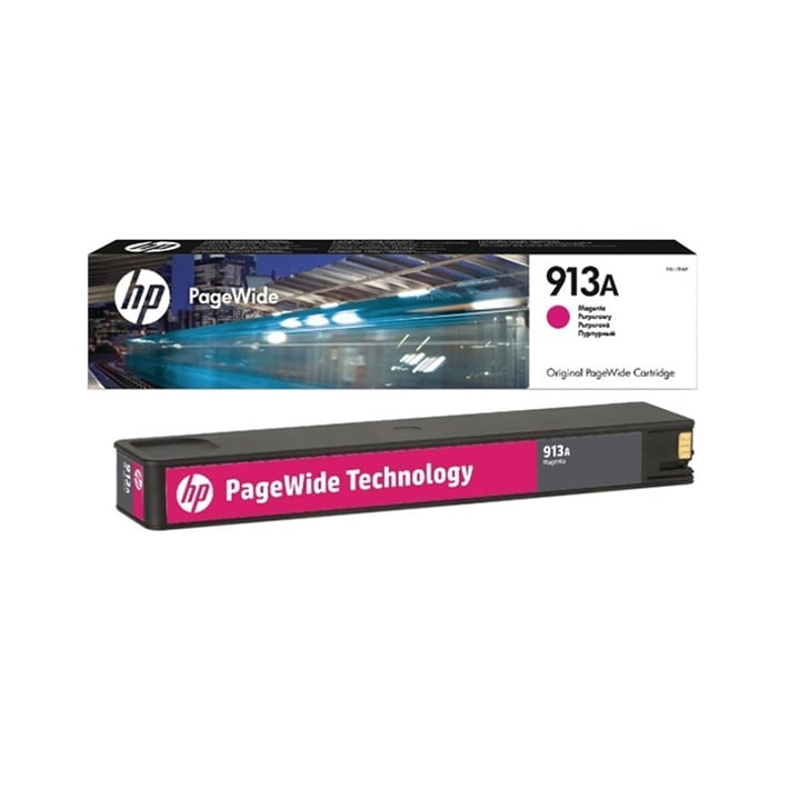 HP Патрон F6T78AE, 913A, PW 452/477, 3000 страници/5%, Magenta