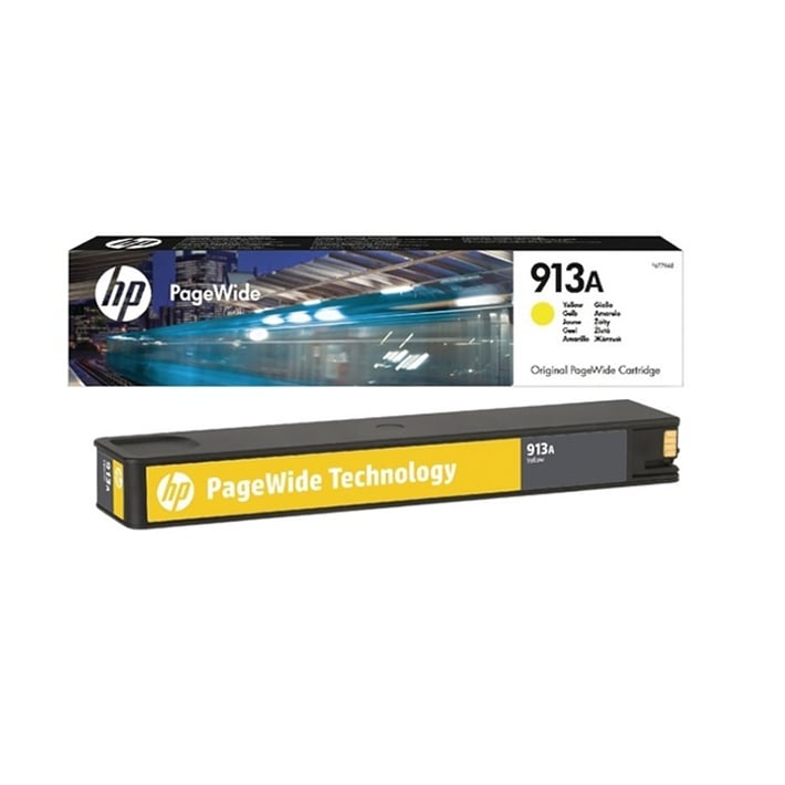 HP Патрон F6T79AE, 913A, PW 452/477, 3000 страници/5%, Yellow