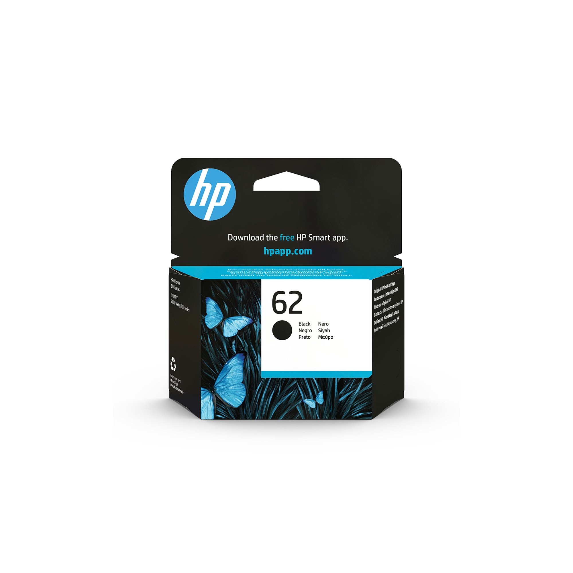 HP Патрон C2P04AE, No62, 200 страници/5%, Black