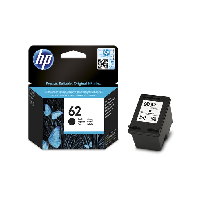 HP Патрон C2P04AE, No62, 200 страници/5%, Black