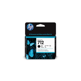 HP Мастило No712, 3ED71A, 80 ml, Black