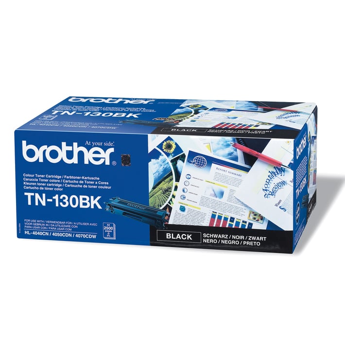 Brother Тонер TN-130BK, 2500 страници, Black